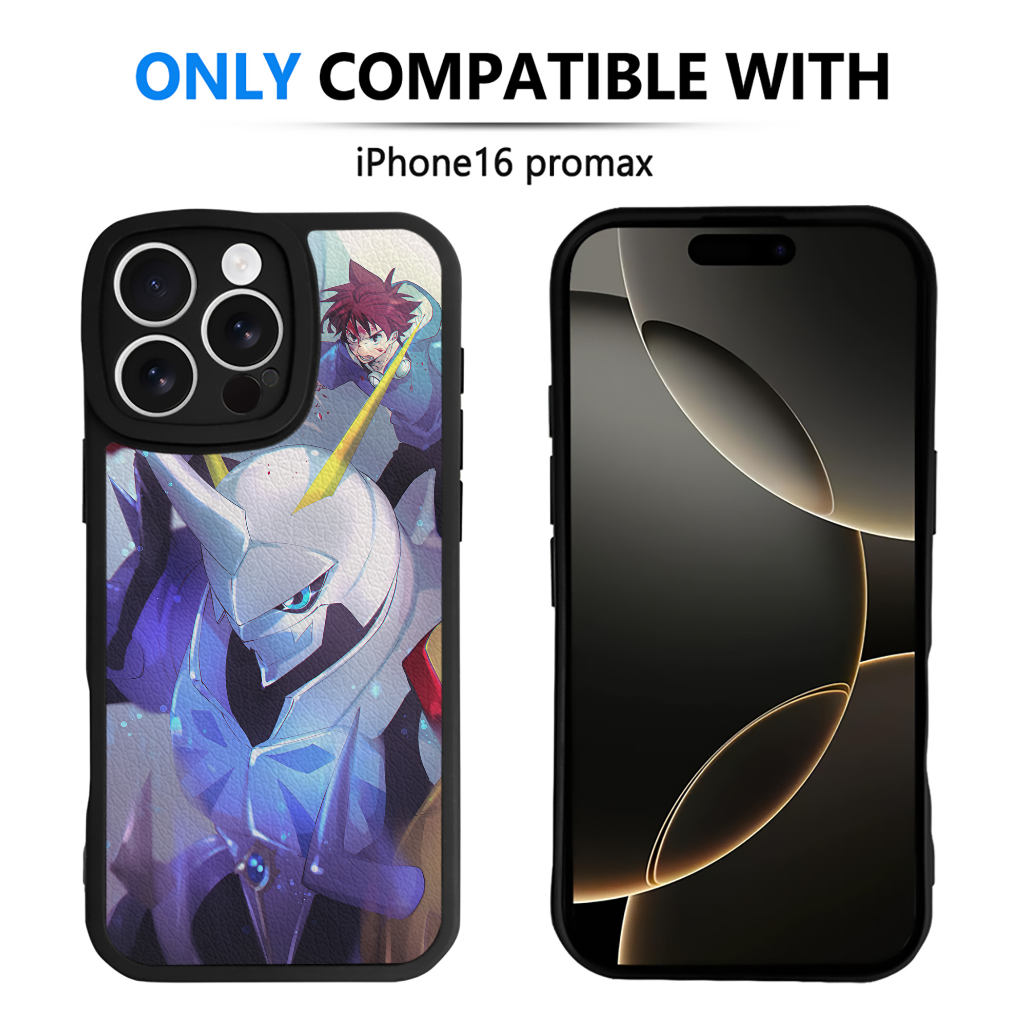 （画像用） Digimon デジタルモンスター/デジモン 【iPhone 16シリーズ対応】シリコンスマホケース（レザー調） 材質：シリコン